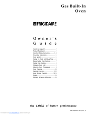 Frigidaire FGB504CHSB Owner's Manual