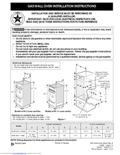 Frigidaire FGB557CESD Installation Instructions Manual