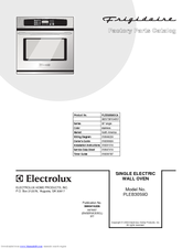 Frigidaire PLEB30S9D Factory Parts Catalog