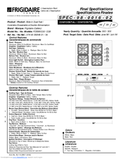Frigidaire FCS388CG Specifications