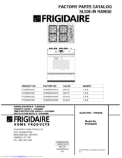 Frigidaire FCS388CE Factory Parts Catalog