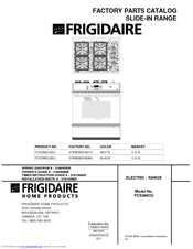 Frigidaire FCS388CG Factory Parts Catalog
