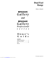 Frigidaire FCS388WHC Owner's Manual
