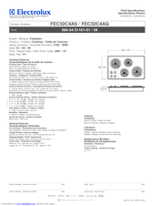 Frigidaire FEC32C4AS Specifications