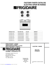 Frigidaire FED355CC Factory Parts Catalog