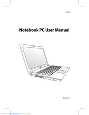 Asus X7BJQ User Manual
