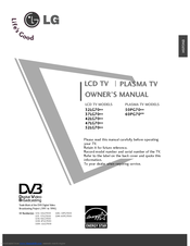 LG 60PG7000 Owner's Manual