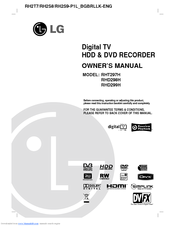 LG RHD298H Owner's Manual