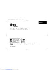LG FA164DAB Manual