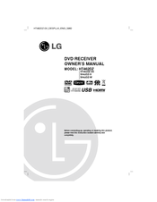 LG HT462DZ-D0 Owner's Manual