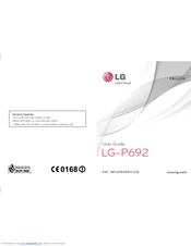 LG P692 User Manual