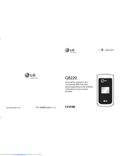 LG GB220GO User Manual