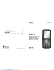 LG GM205 User Manual
