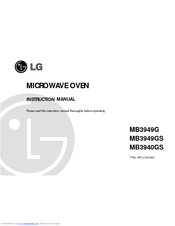 LG MB3949GS Instruction Manual