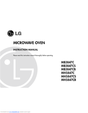 LG MH5847CS Instruction Manual