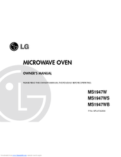 LG MS1947WS Owner's Manual