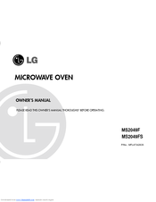 LG MS2049FS Owner's Manual