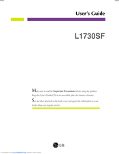 LG L1730SF.AEK User Manual
