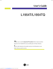 LG L1954TQ User Manual