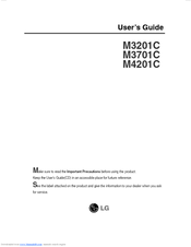 LG M3701C-BAF User Manual