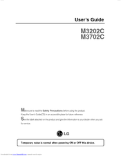 LG FLATRON M3202C User Manual