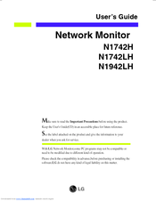 LG N1742H User Manual