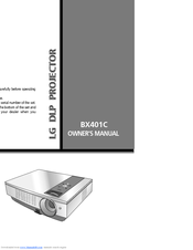 LG BX401C Owner's Manual