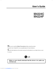LG M4224FCBAP User Manual
