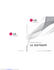 LG Esteem MS910 Owner's Manual