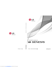 LG Genesis Owner's Manual