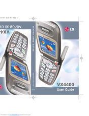 LG VX4400 User Manual