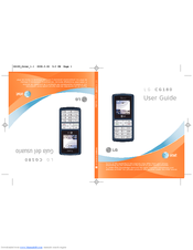 LG CG180 -  Cell Phone User Manual