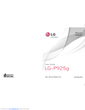 LG LG-P925G User Manual