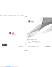 LG LGUN430 Owner's Manual