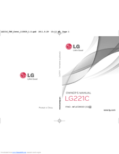 LG LG221C Owner's Manual