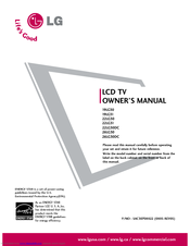 LG 26LG30-UD Owner's Manual