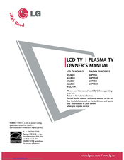 LG 60PY3DF-UJ Owner's Manual