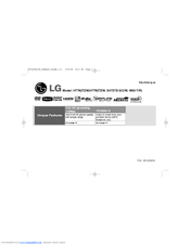 LG LHT888 User Manual