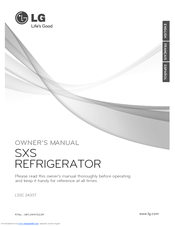 LG LSSC 243ST Owner's Manual