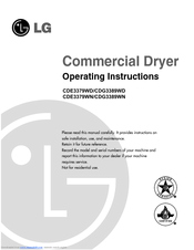 LG CDG3389WD Operating Instructions Manual