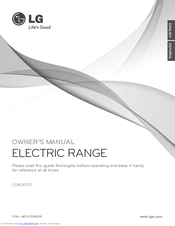 LG LSRE307ST Owner's Manual