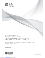 LG LCS1410SW Owner's Manual