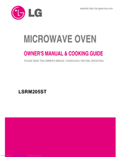 LG LSRM205ST Owner's Manual & Cooking Manual