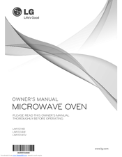 LG LMV1314SV - 1.3 cu. ft. Compact Microwave Owner's Manual