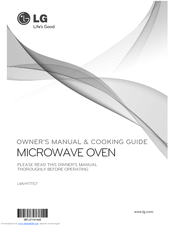 Lg LMVH1711ST Owner's Manual & Cooking Manual