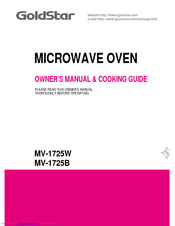 LG MV-1725W Owner's Manual & Cooking Manual
