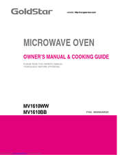 LG MV1610WW Owner's Manual & Cooking Manual