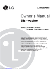LG LDF7920ST Owner's Manual