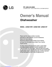 LG LDS5811WW.ABWEEUS Owner's Manual