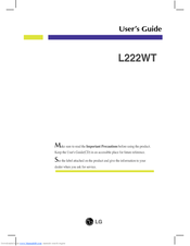 LG L222WT User Manual